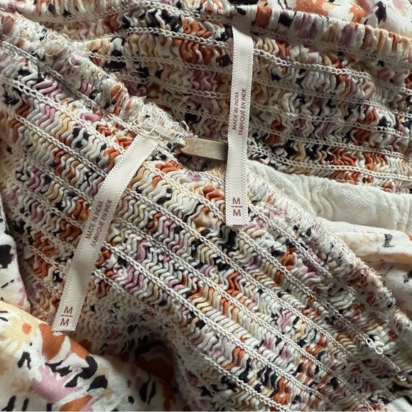 Free People - Pretty Daze Ivory Floral Print Two-Piece Dress - size medium - Picture 13 of 13